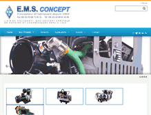 Tablet Screenshot of ems-concept.com